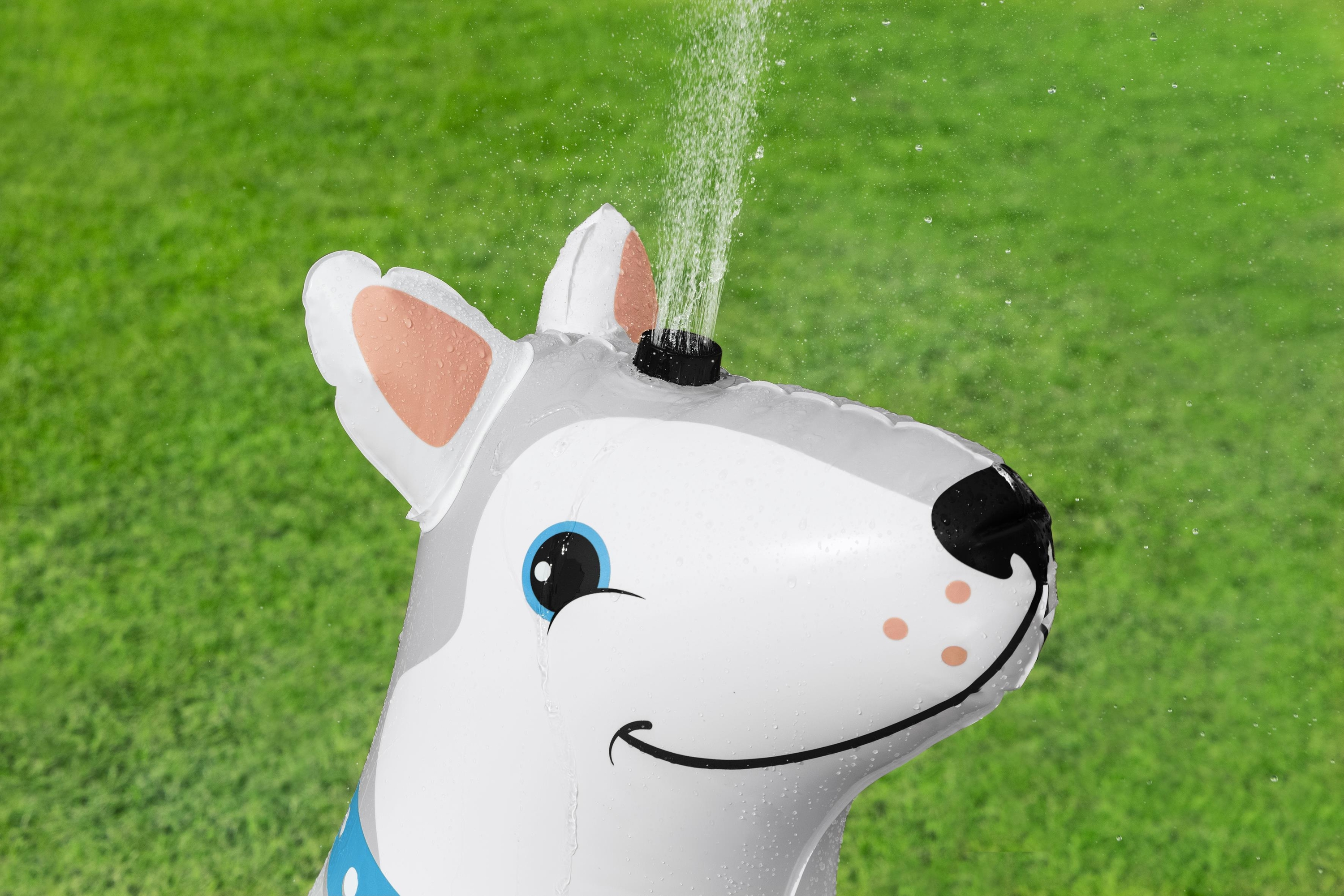 Foto 6 pulgar | Perro Huzky Inflable 1.12 x .44 x 1.00 cm Lanza Agua 2