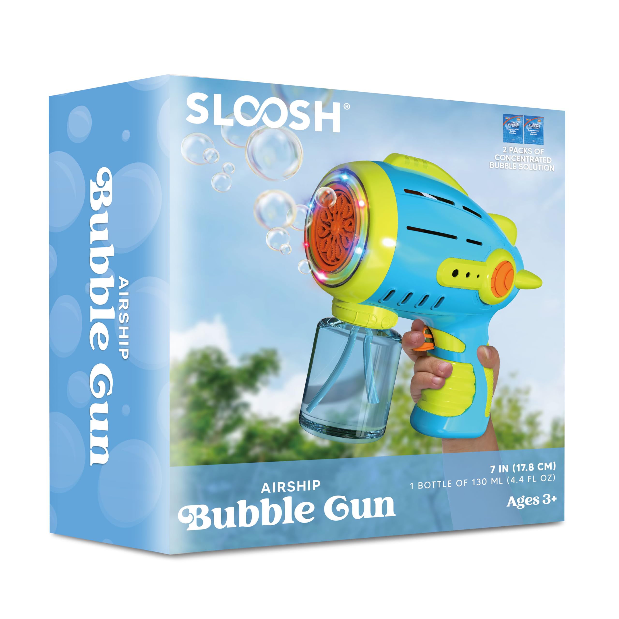 Foto 7 | Pistola De Burbujas Sloosh Light Up Airship Con Recarga De Burbujas, Paquete De 2 - Venta Internacional.
