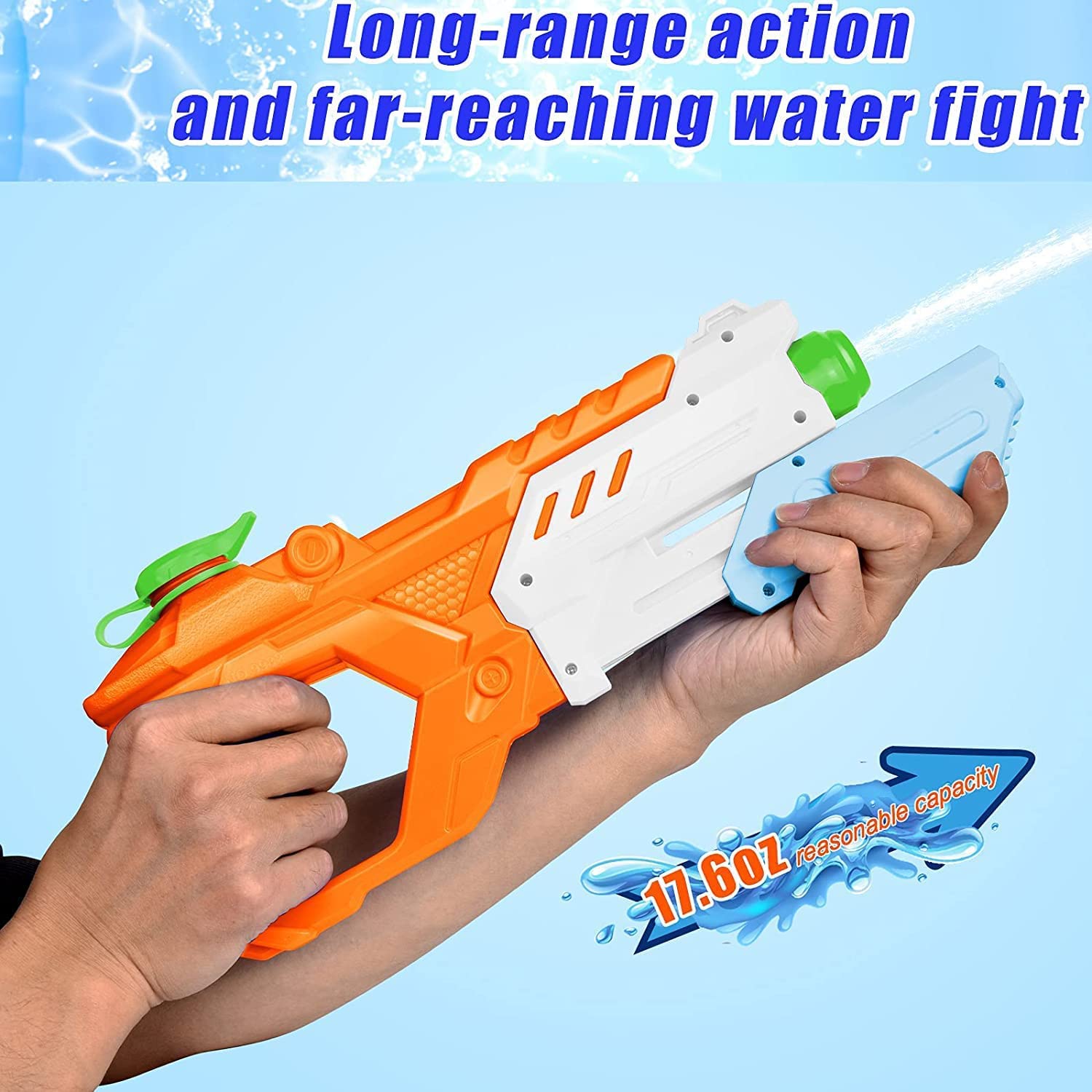 Foto 4 pulgar | Pistola De Agua Quanquer Super Squirt, 600 Ml, Alta Capacidad, Paquete De 3 - Venta Internacional.