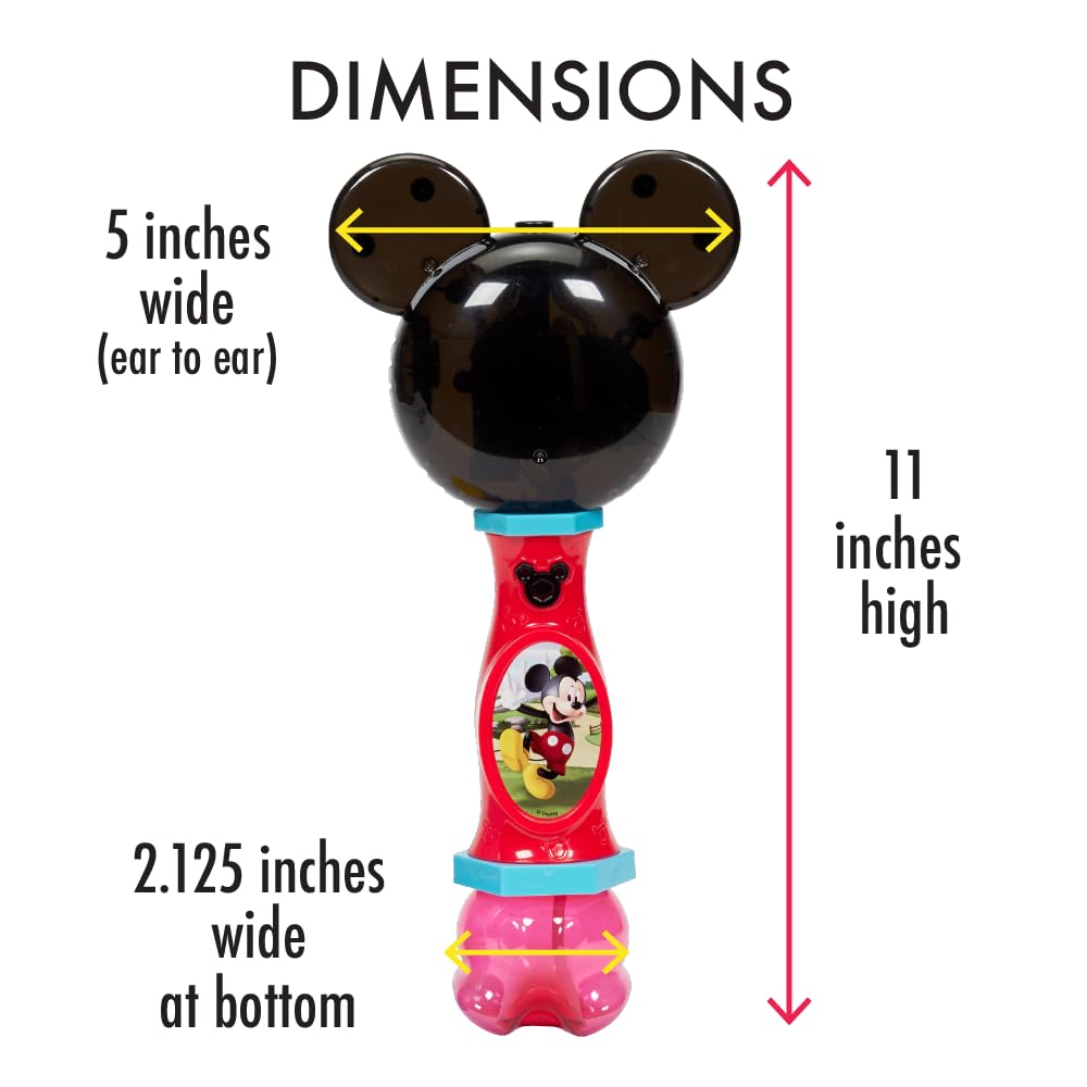 Foto 7 pulgar | Bubble Wand Little Kids Disney Mickey Mouse Con Luz Y Sonido - Venta Internacional.