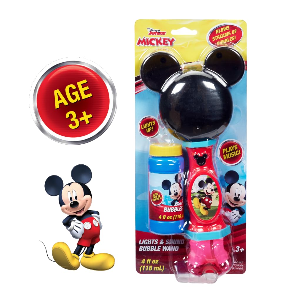 Foto 8 pulgar | Bubble Wand Little Kids Disney Mickey Mouse Con Luz Y Sonido - Venta Internacional.