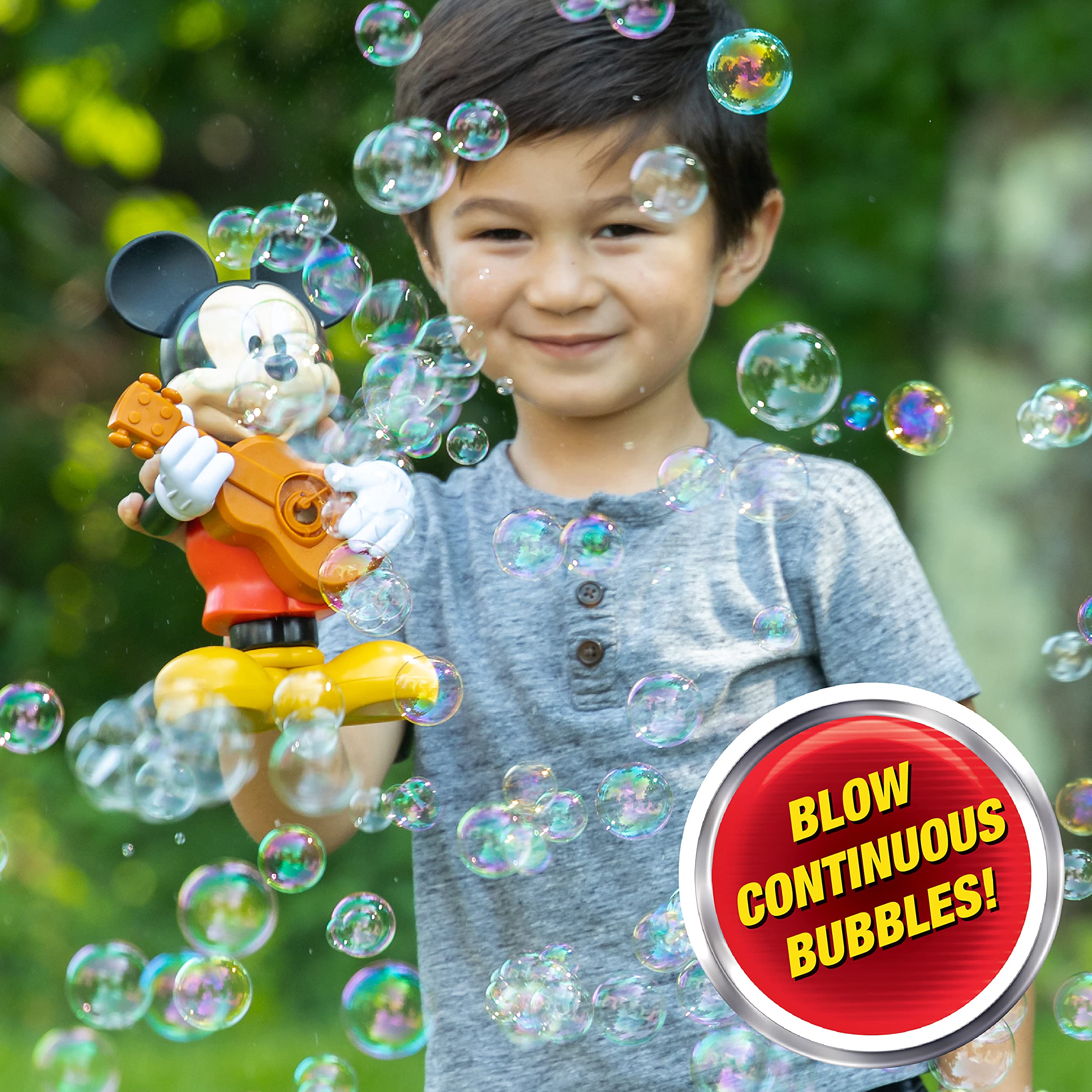 Foto 3 pulgar | Máquina Sopladora De Burbujas Para Niños Pequeños Con Mickey Mouse De Disney - Venta Internacional.