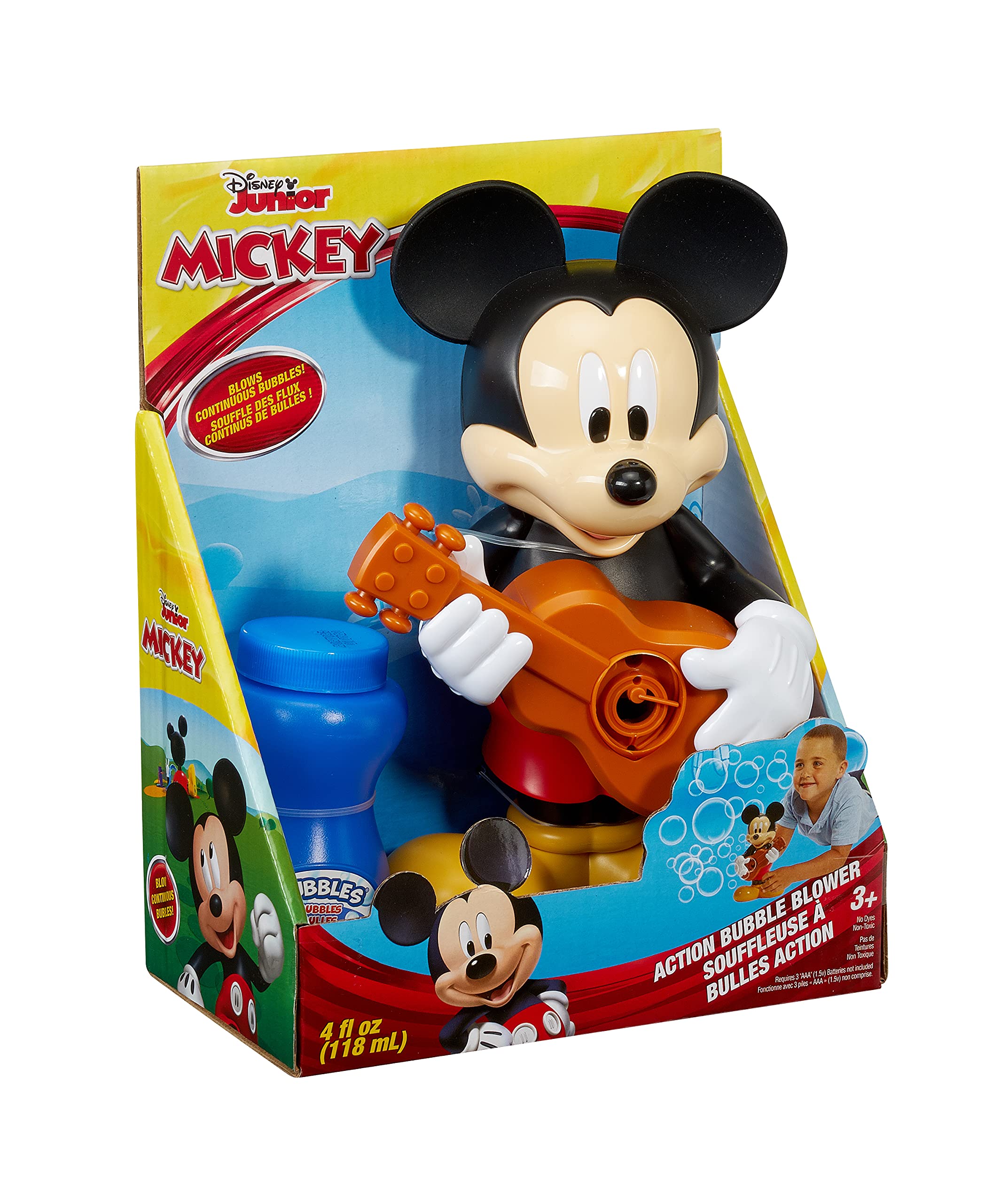 Foto 8 pulgar | Máquina Sopladora De Burbujas Para Niños Pequeños Con Mickey Mouse De Disney - Venta Internacional.