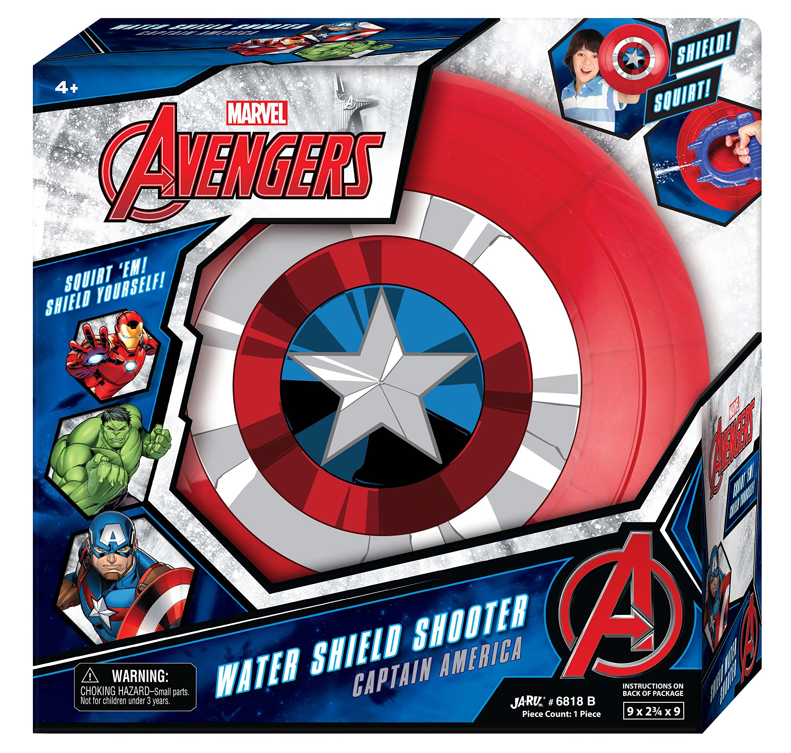 Foto 8 pulgar | Water Gun Blaster Ja-ru Marvel Avengers Capitán América - Venta Internacional.