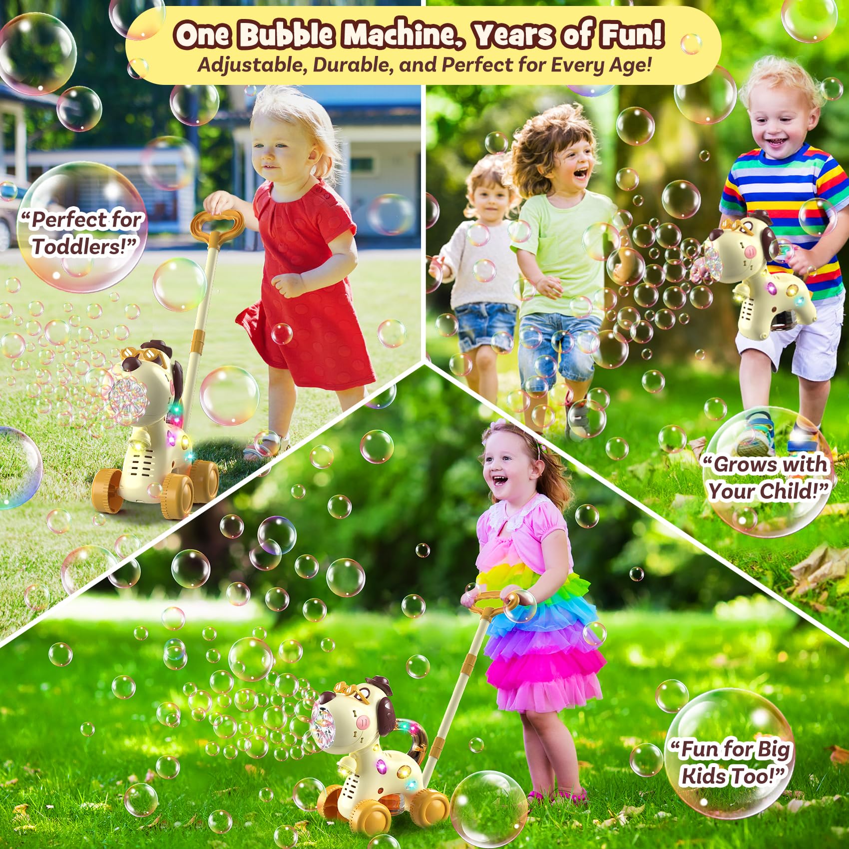 Foto 4 pulgar | Máquina Automática De Burbujas Nicmore Con Forma De Perro Con Luces Para Niños - Venta Internacional.