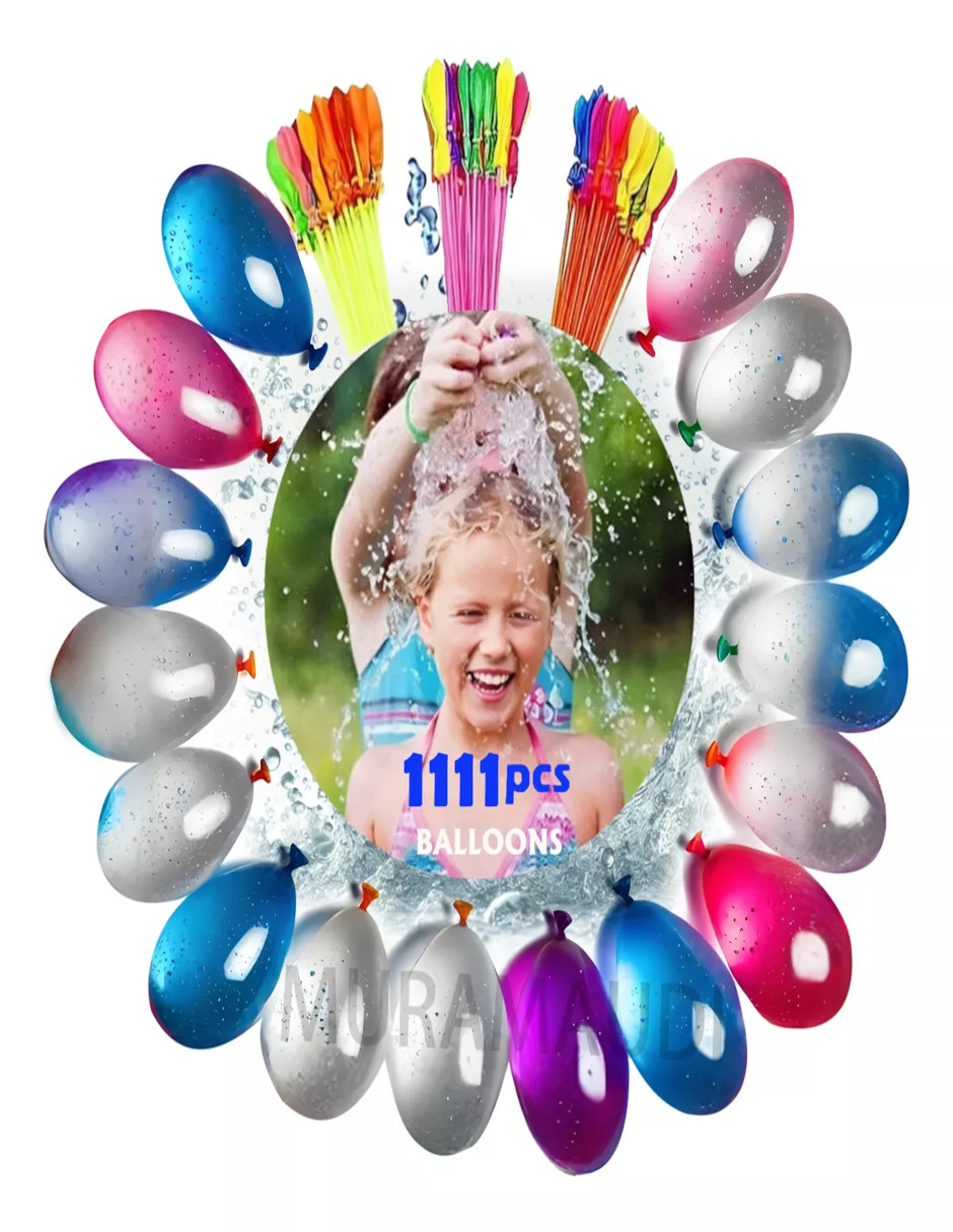 Foto 4 pulgar | Llenado Rápido De Globos De Agua + Termo De Agua Güish