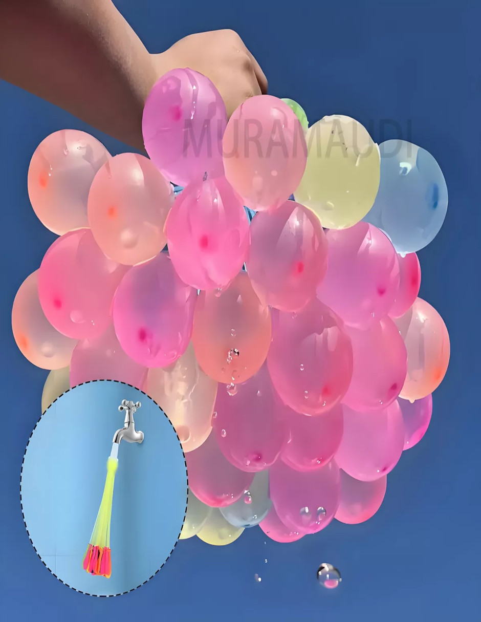 Foto 5 pulgar | Llenado Rápido De Globos De Agua + Termo De Agua Güish