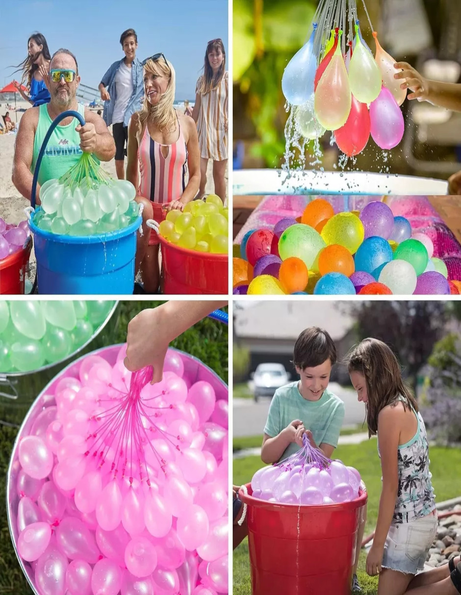 Foto 6 pulgar | Llenado Rápido De Globos De Agua + Termo De Agua Güish