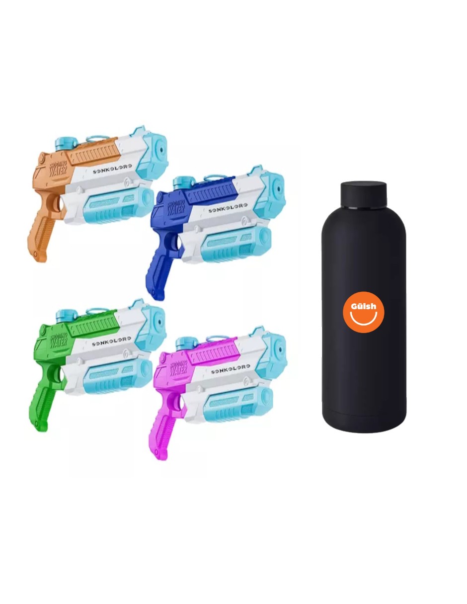 Foto 1 | Lanzadores de Agua De Juguete + Termo De Regalo Güish