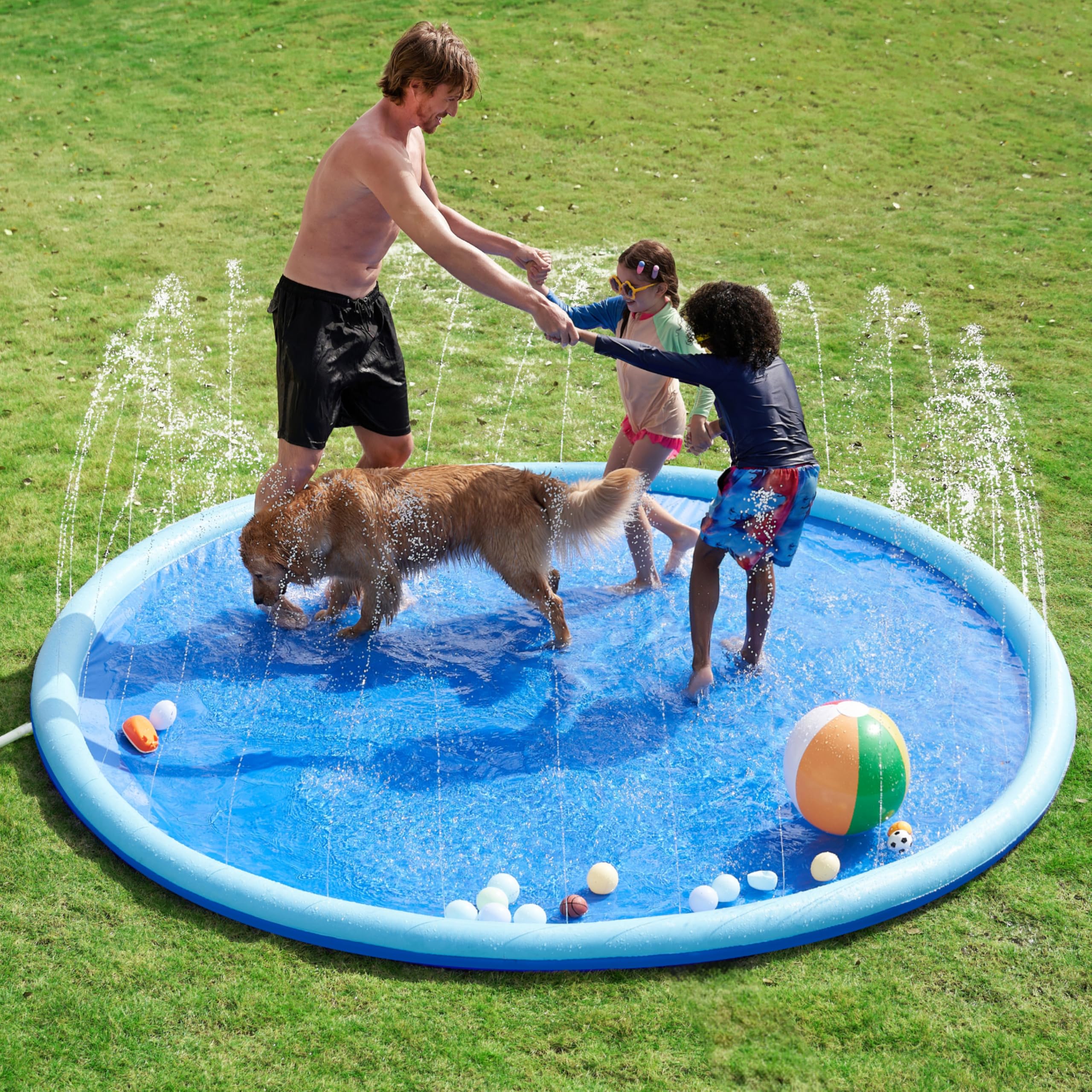 Foto 2 pulgar | Aspersor Antideslizante Splash Pad Sloosh de 10 Pies para Niños - Venta Internacional
