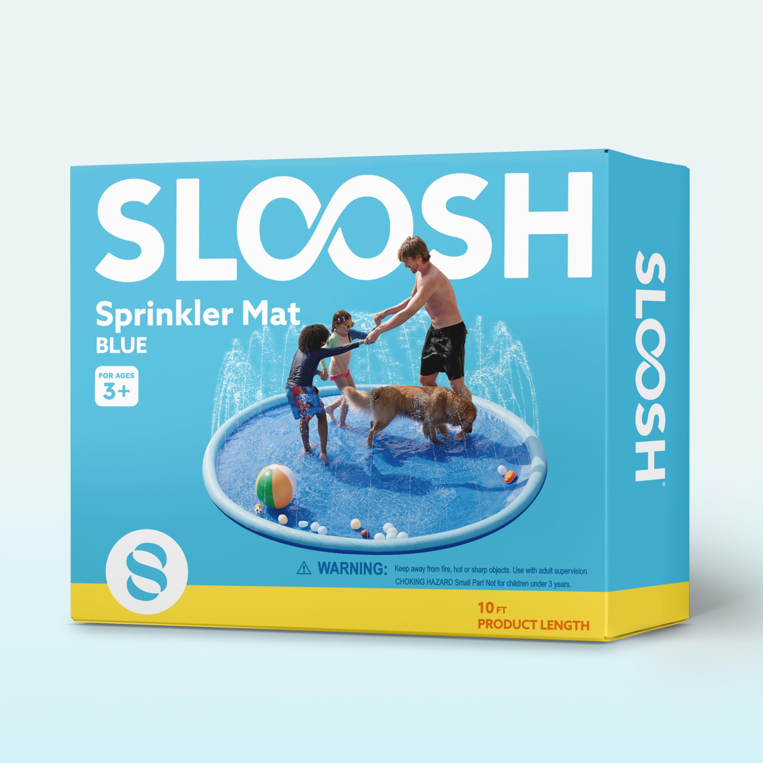 Foto 8 pulgar | Aspersor Antideslizante Splash Pad Sloosh de 10 Pies para Niños - Venta Internacional