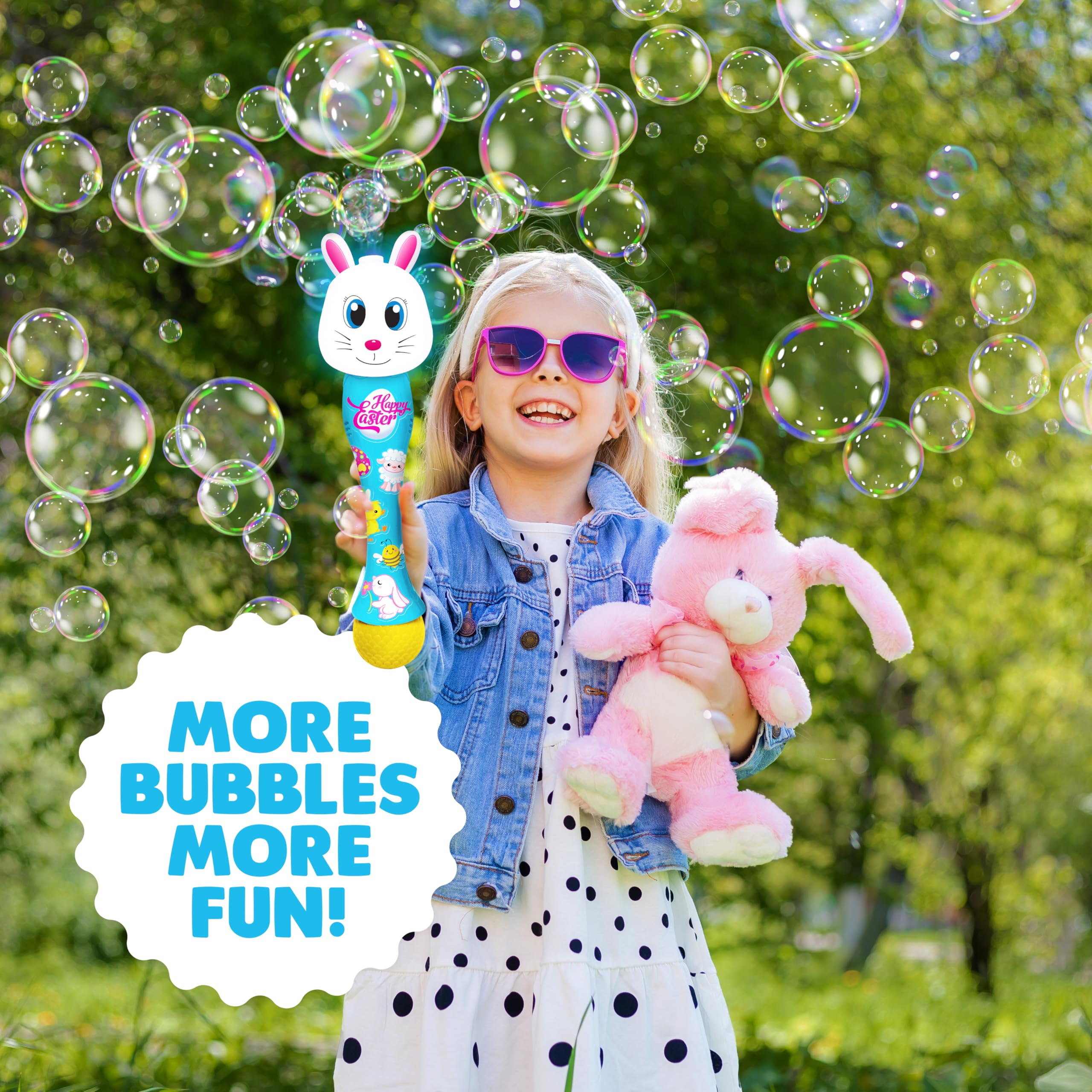 Foto 5 | Conejo De Pascua Bubble Wand Artcreativity De 14 M Con Led Y Música - Venta Internacional.