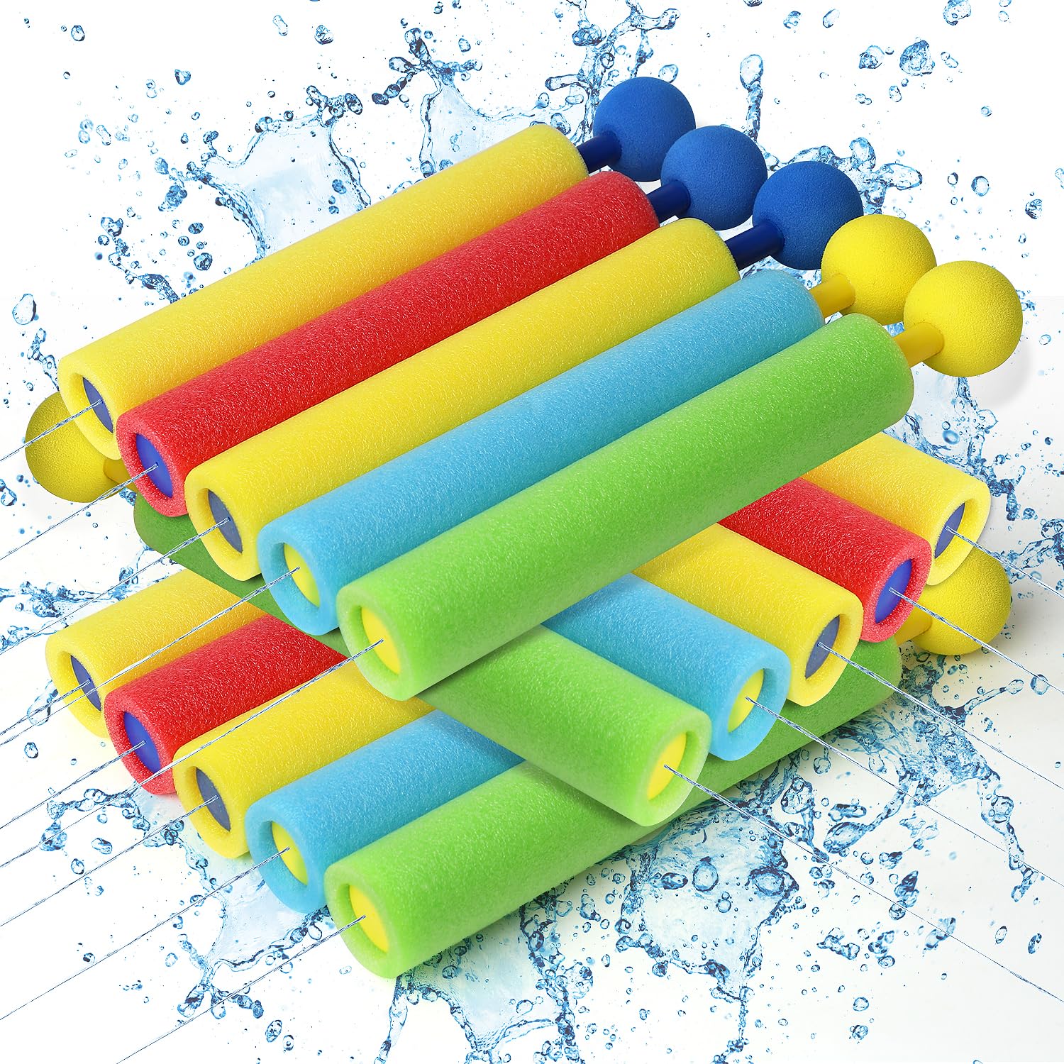 Foto 1 | Pistolas De Remojo Water Blaster Lehoo Castle, Paquete De 16 Para Niños - Venta Internacional.