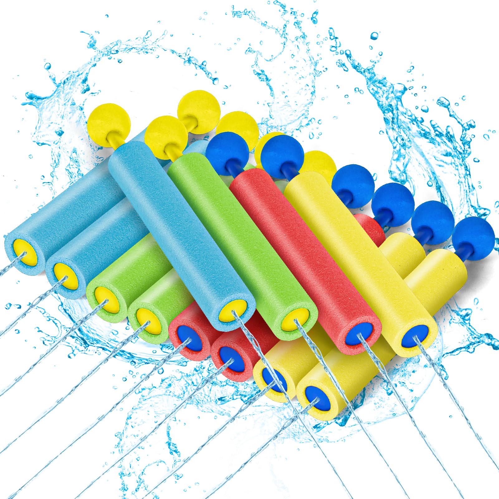 Foto 1 | Water Guns Lehoo Castle, Paquete De 12, Pistola De Espuma Para Niños - Venta Internacional.