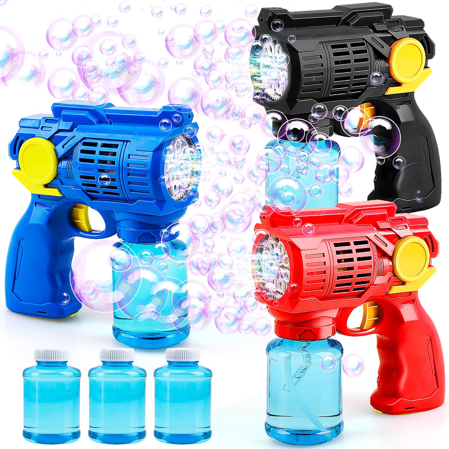 Foto 2 pulgar | Paquete De 3 Pistolas Bubble Guns Toy Life Para Niños Con Soluciones De Burbujas - Venta Internacional.