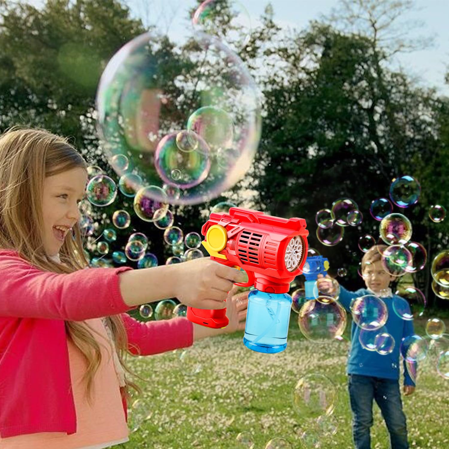 Foto 3 pulgar | Paquete De 3 Pistolas Bubble Guns Toy Life Para Niños Con Soluciones De Burbujas - Venta Internacional.