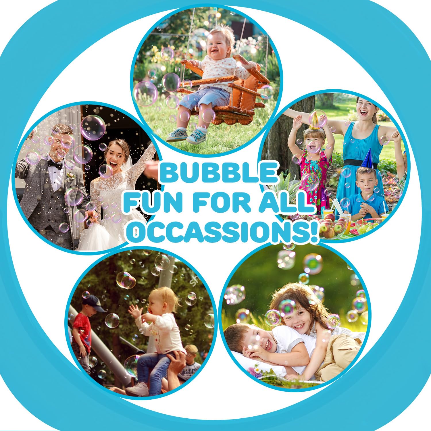 Foto 4 | Paquete De 3 Pistolas Bubble Guns Toy Life Para Niños Con Soluciones De Burbujas - Venta Internacional.