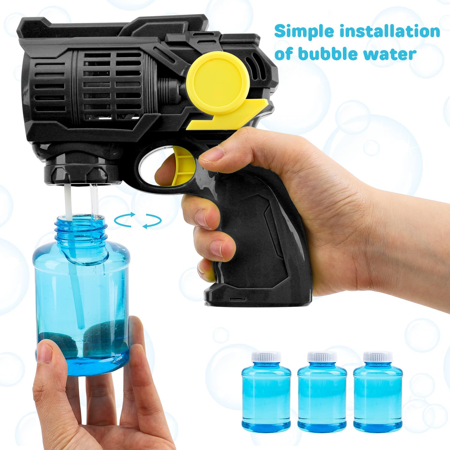 Foto 6 | Paquete De 3 Pistolas Bubble Guns Toy Life Para Niños Con Soluciones De Burbujas - Venta Internacional.