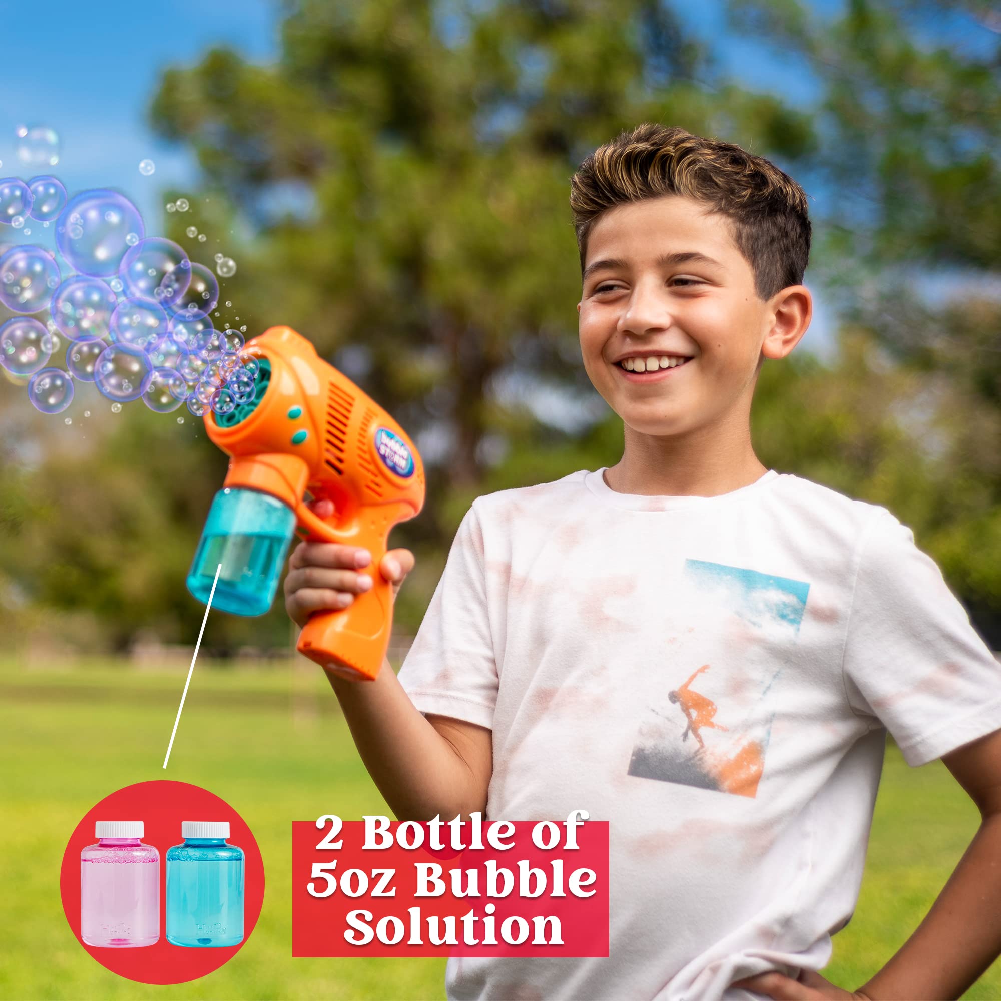 Foto 4 | Bubble Gun Joyin 2 Pistolas De Burbujas Con Recarga De 2 Burbujas, 300 Ml En Total - Venta Internacional.