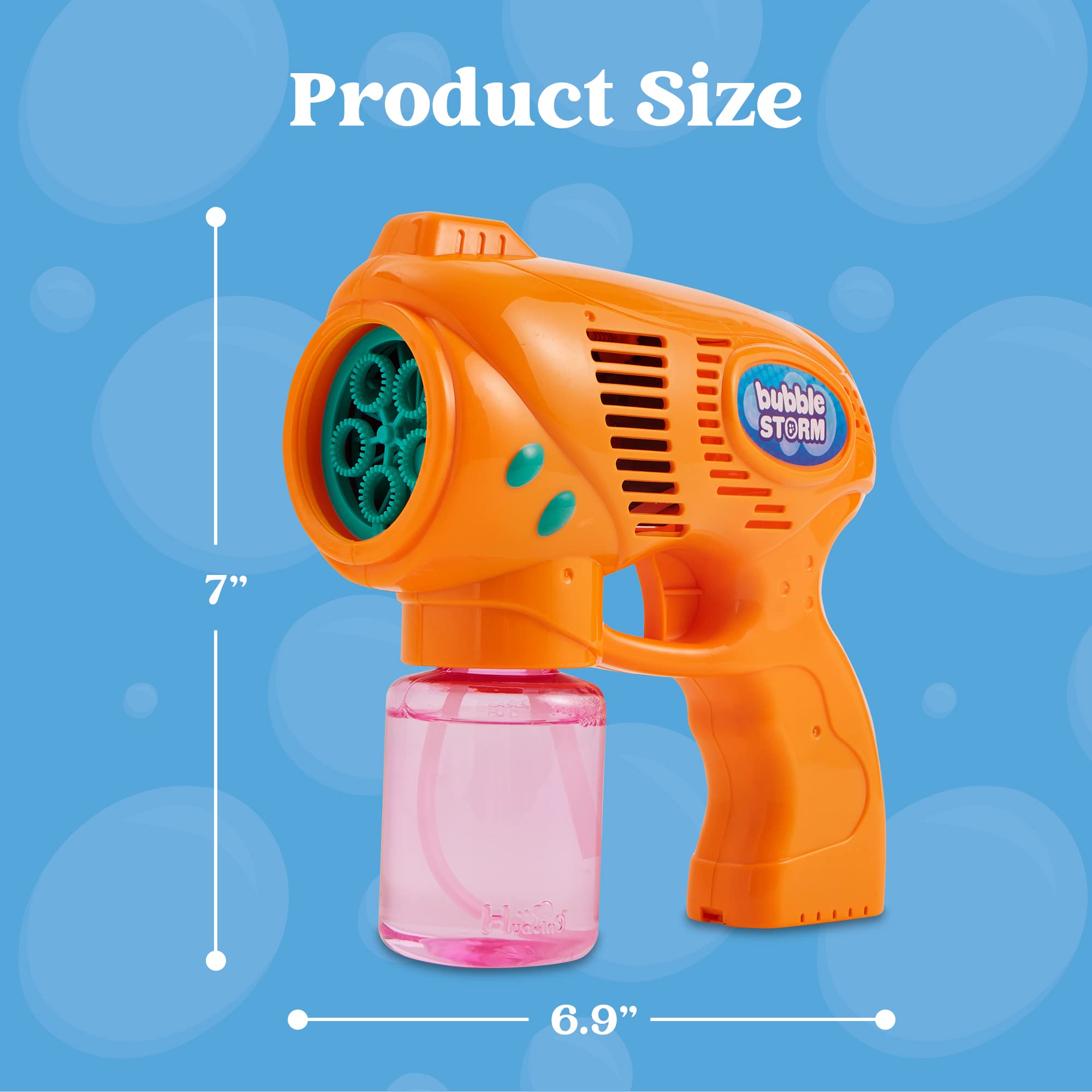 Foto 6 | Bubble Gun Joyin 2 Pistolas De Burbujas Con Recarga De 2 Burbujas, 300 Ml En Total - Venta Internacional.