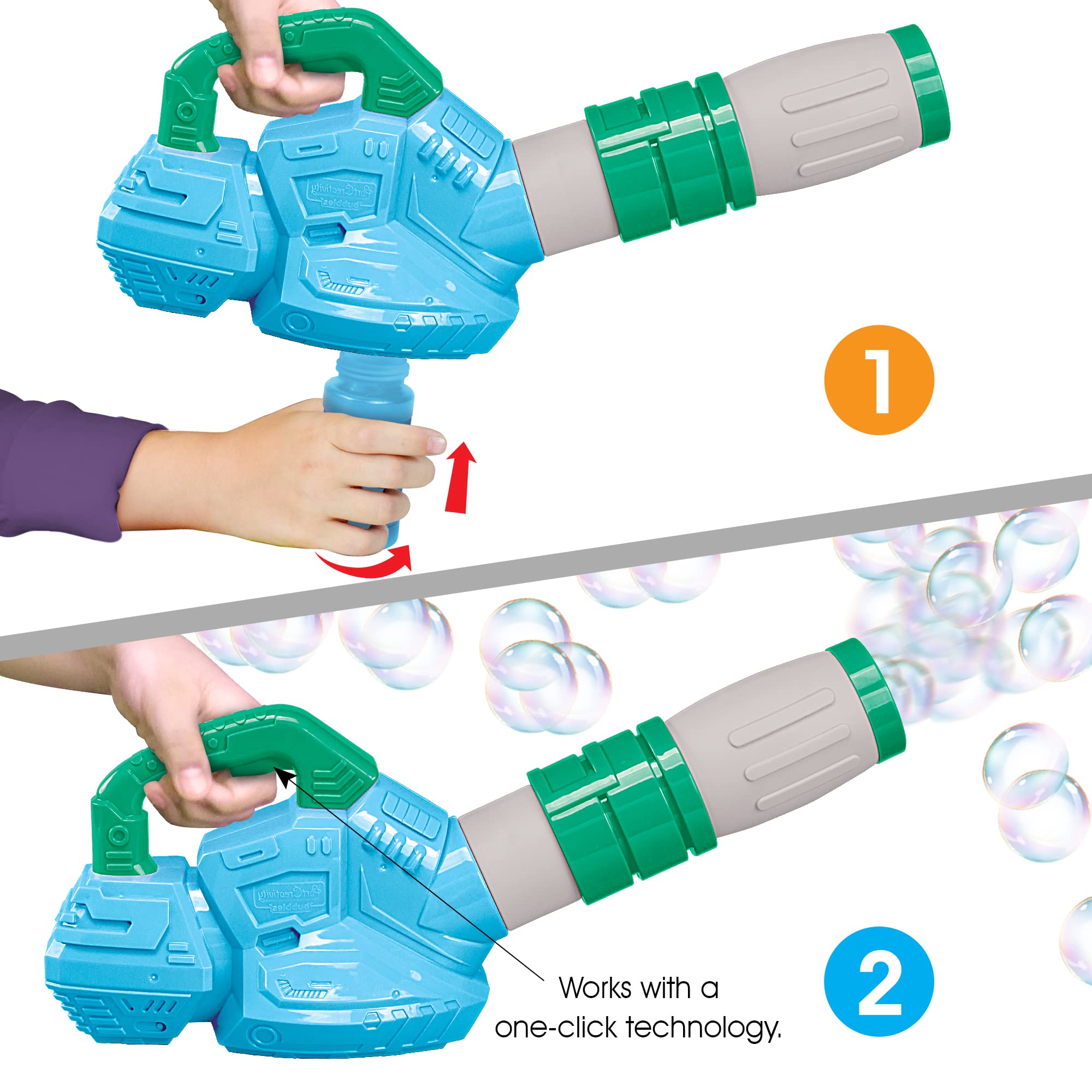 Foto 6 pulgar | Bubble Leaf Blower Artcreativity Para Niños Pequeños Con Solución - Venta Internacional.