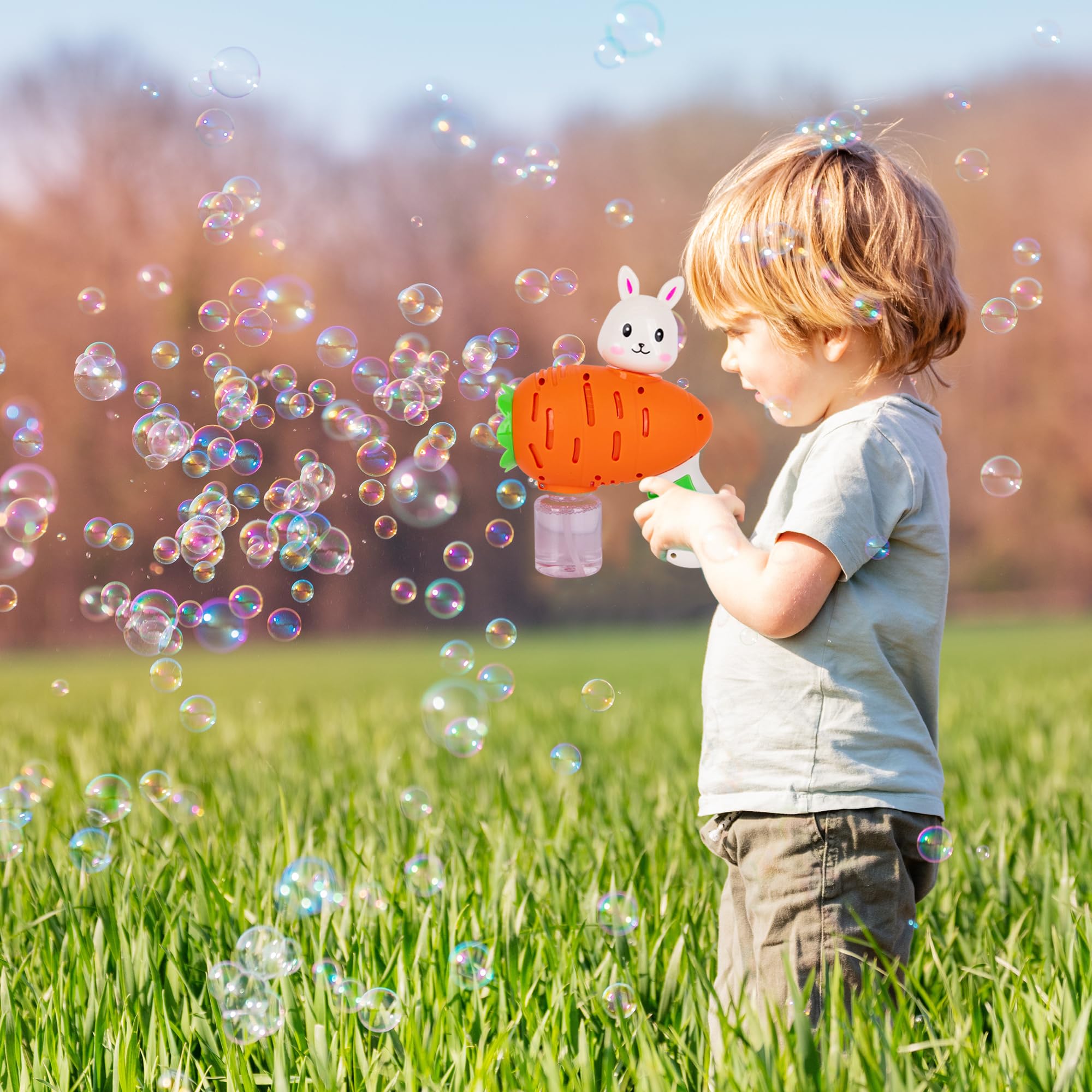 Foto 6 pulgar | Bubble Gun Artcreativity, Zanahoria De Pascua, Con Solución De Burbujas De 100 Ml - Venta Internacional.