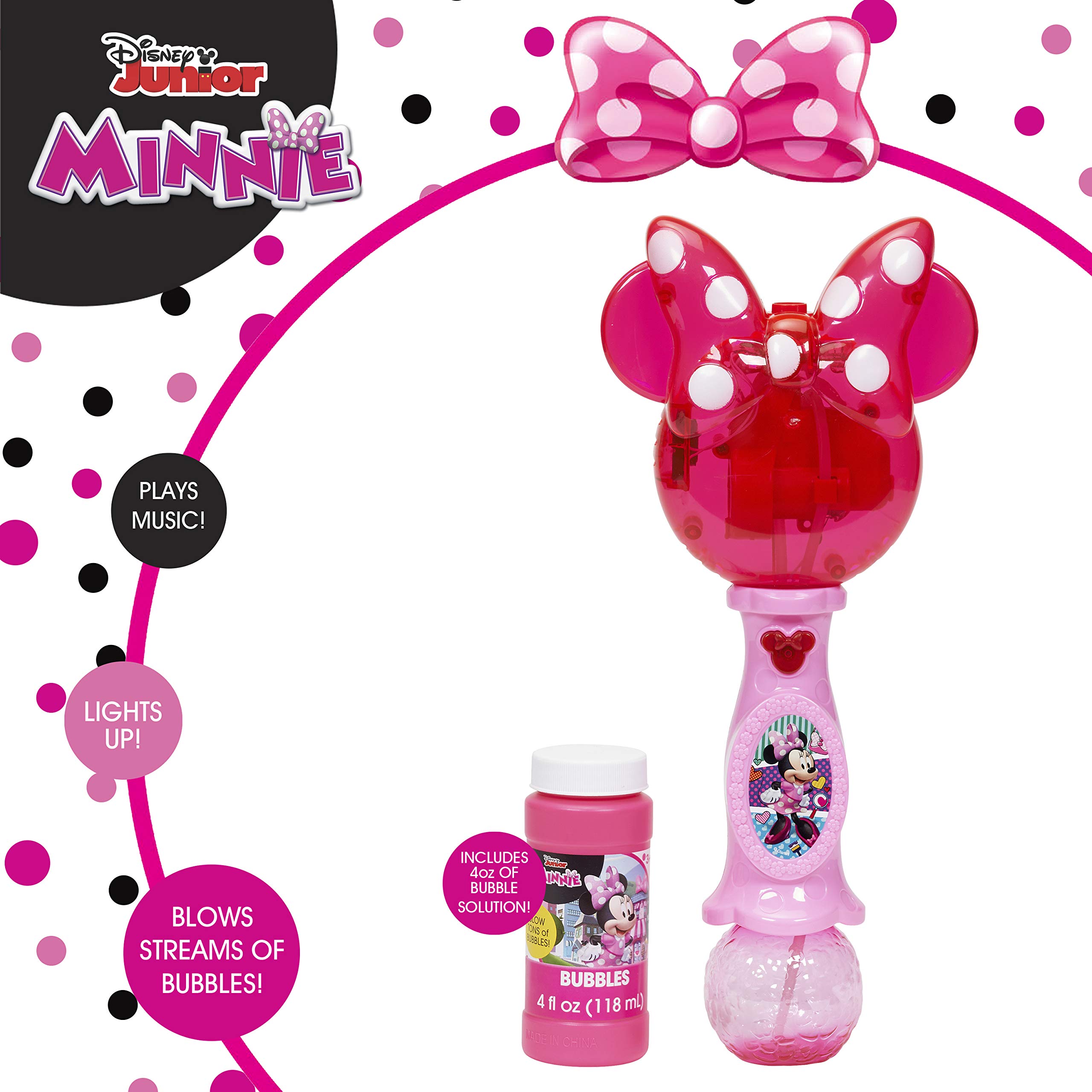 Foto 2 pulgar | Bubble Wand Little Kids Disney Minnie Mouse Con Luz Y Sonido - Venta Internacional.
