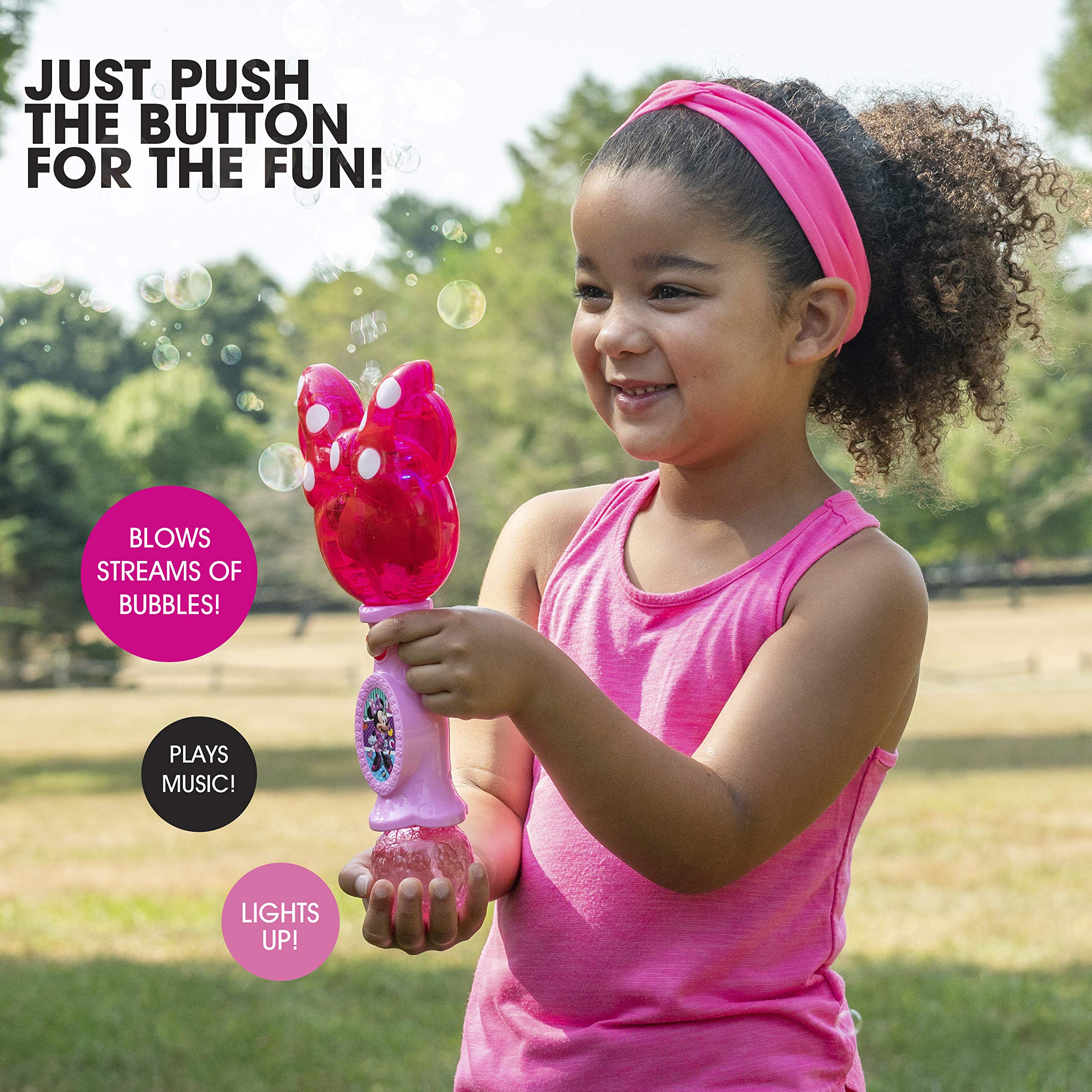 Foto 4 pulgar | Bubble Wand Little Kids Disney Minnie Mouse Con Luz Y Sonido - Venta Internacional.