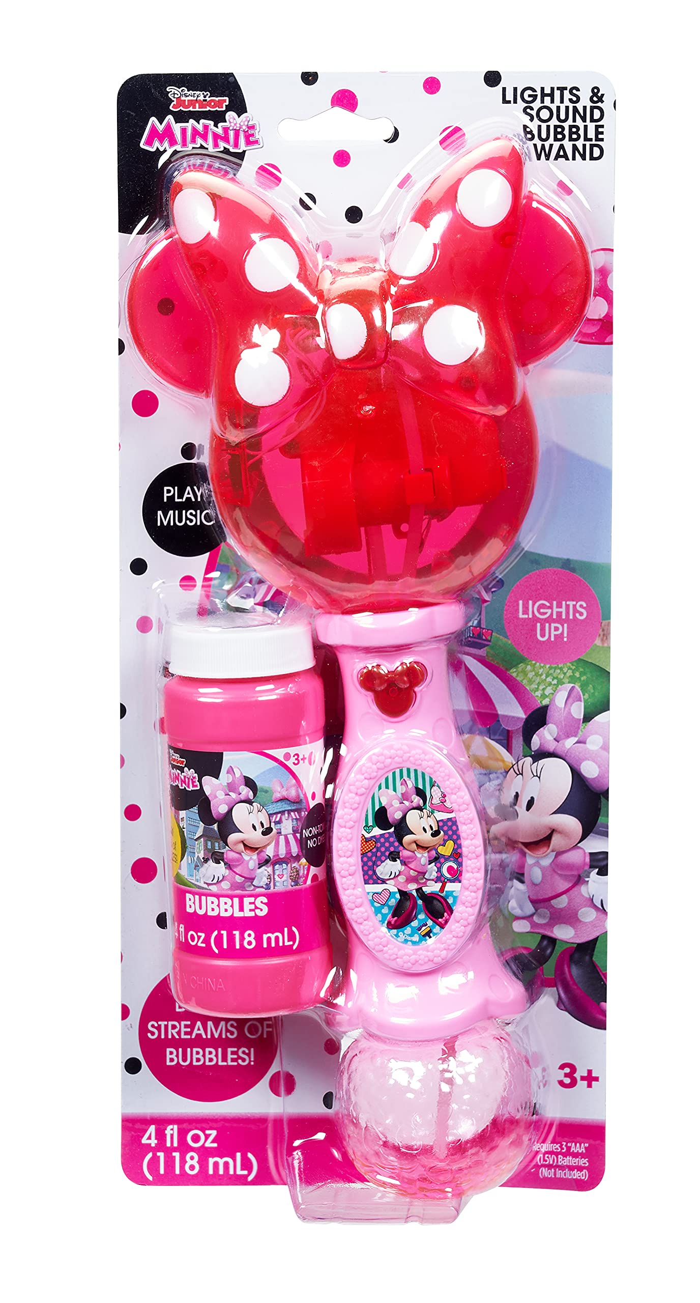 Foto 6 pulgar | Bubble Wand Little Kids Disney Minnie Mouse Con Luz Y Sonido - Venta Internacional.