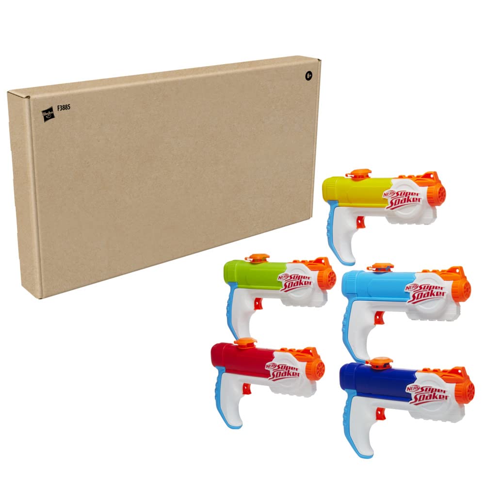 Foto 6 | Tanque Water Blasters Nerf Super Soaker Piranha X5 De 177 Ml - Venta Internacional.