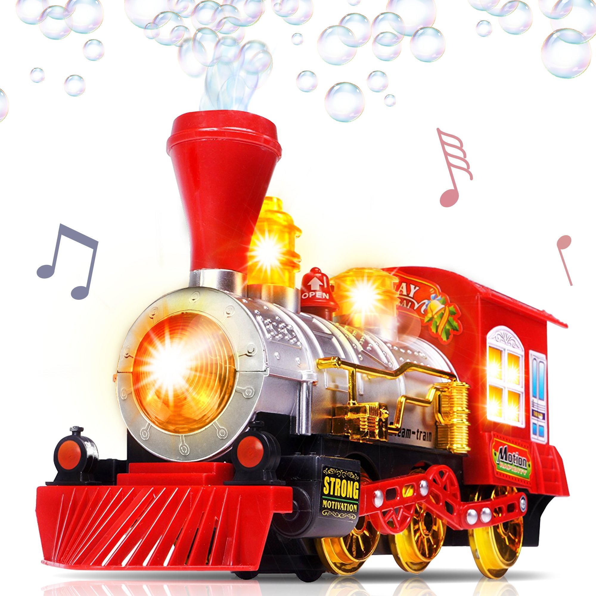Foto 2 pulgar | Tren De Juguete Para Soplar Burbujas Artcreativity Con Luces Y Sonidos - Venta Internacional.