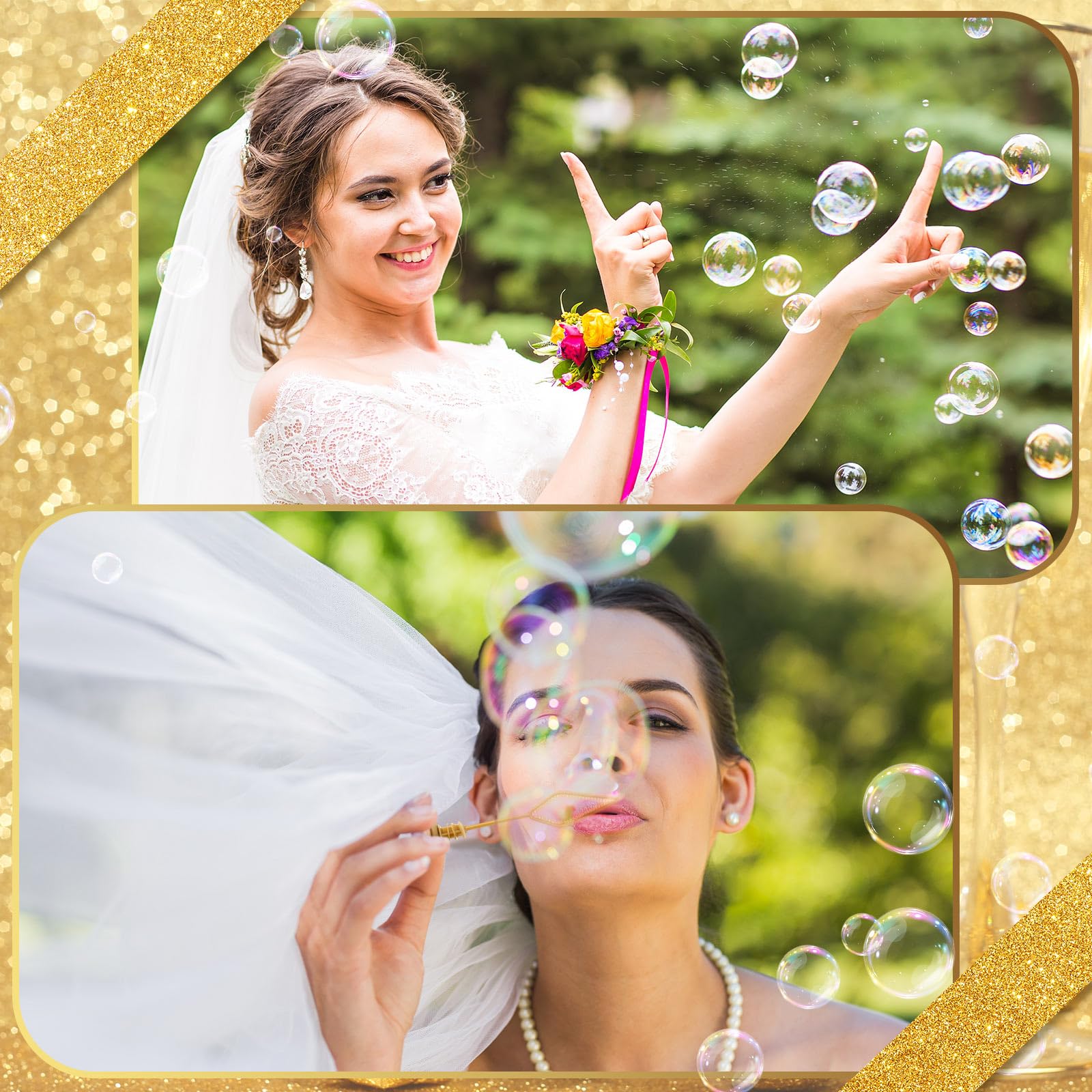 Foto 6 | Wedding Bubble Wands Sappy, 72 Unidades, Regalos De Fiesta A Granel, Champán - Venta Internacional.