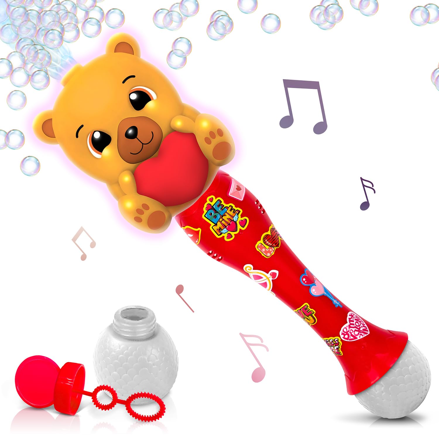 Foto 2 pulgar | Bubble Wand Artcreativity Ilumina El Día De San Valentín Para Niños - Venta Internacional.