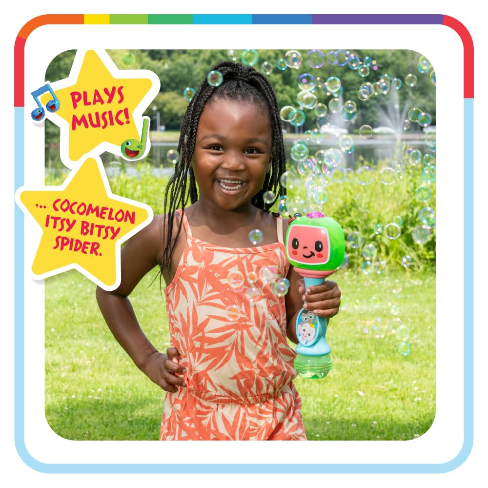 Foto 4 pulgar | Varita Musical Para Niños Pequeños Cocomelon Con Solución De Burbujas - Venta Internacional.