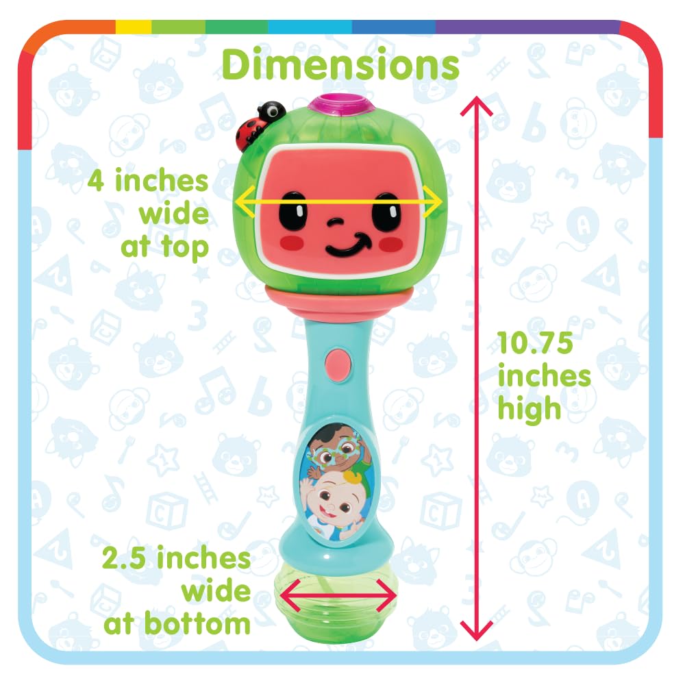 Foto 7 pulgar | Varita Musical Para Niños Pequeños Cocomelon Con Solución De Burbujas - Venta Internacional.