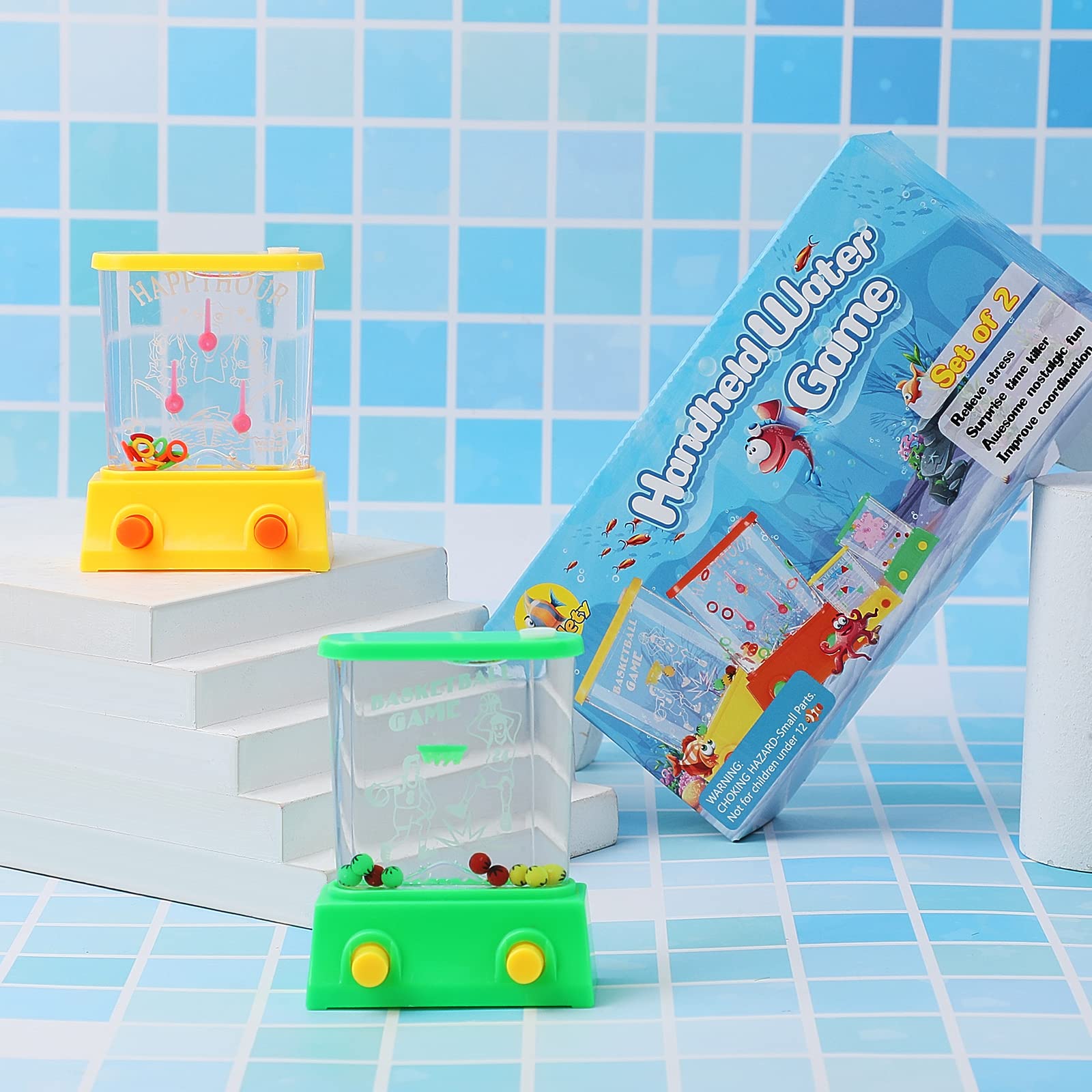 Foto 8 pulgar | Anillo De Agua Portátil Watergame Skylety De 6,6 X 8,3 Cm Para Arcade - Venta Internacional.
