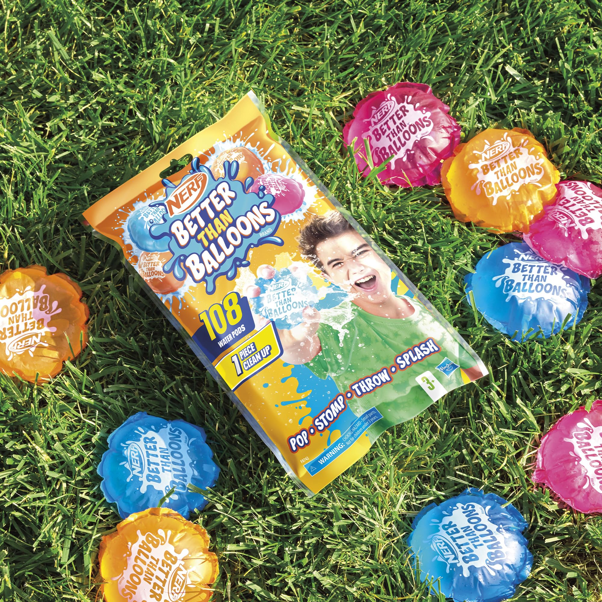 Foto 8 pulgar | Juguetes Acuáticos Nerf Better Than Balloons, 108 Cápsulas Para Niños A Partir De 3 Años - Venta Internacional.