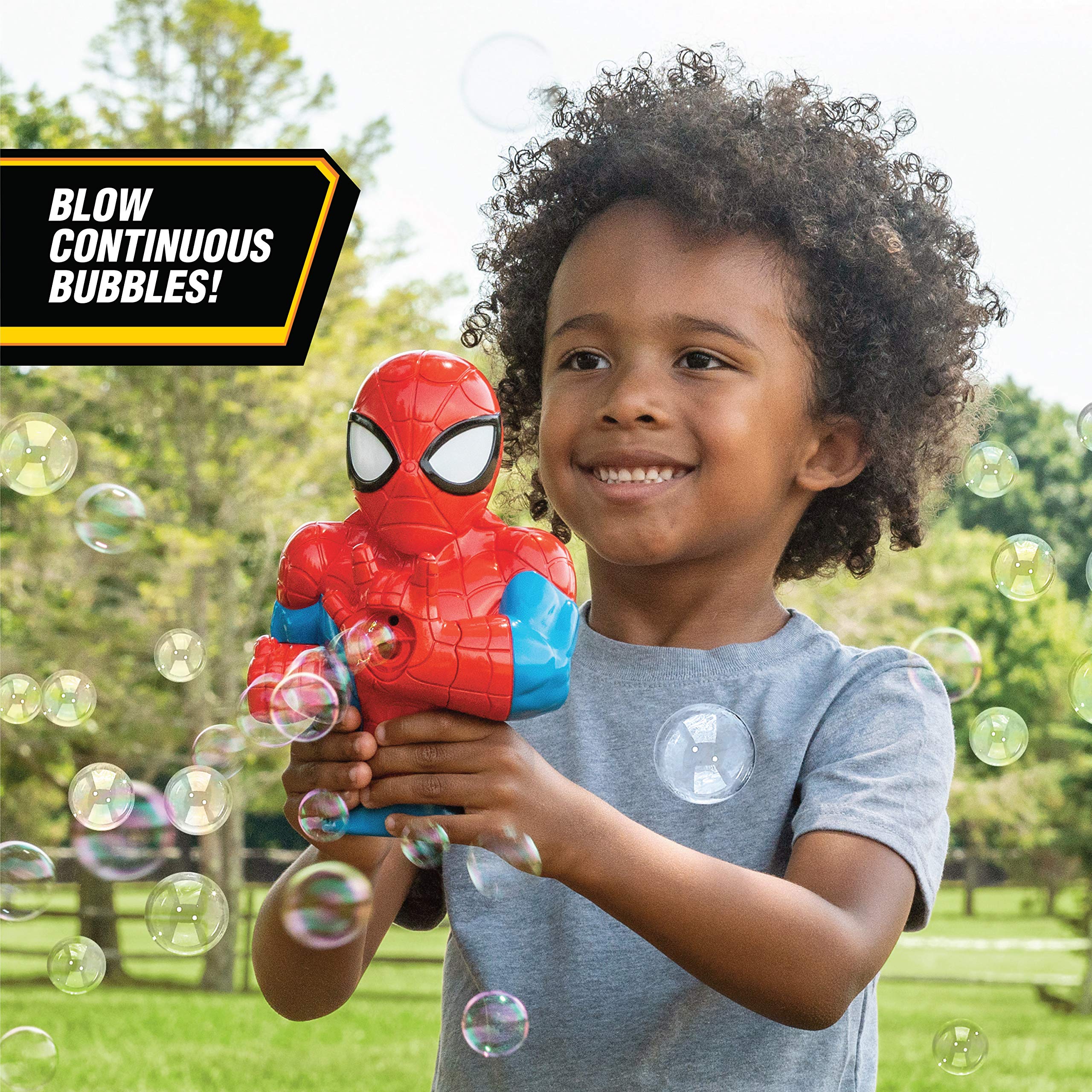 Foto 3 pulgar | Máquina Sopladora De Burbujas Para Niños Pequeños Marvel Spider-man - Venta Internacional.