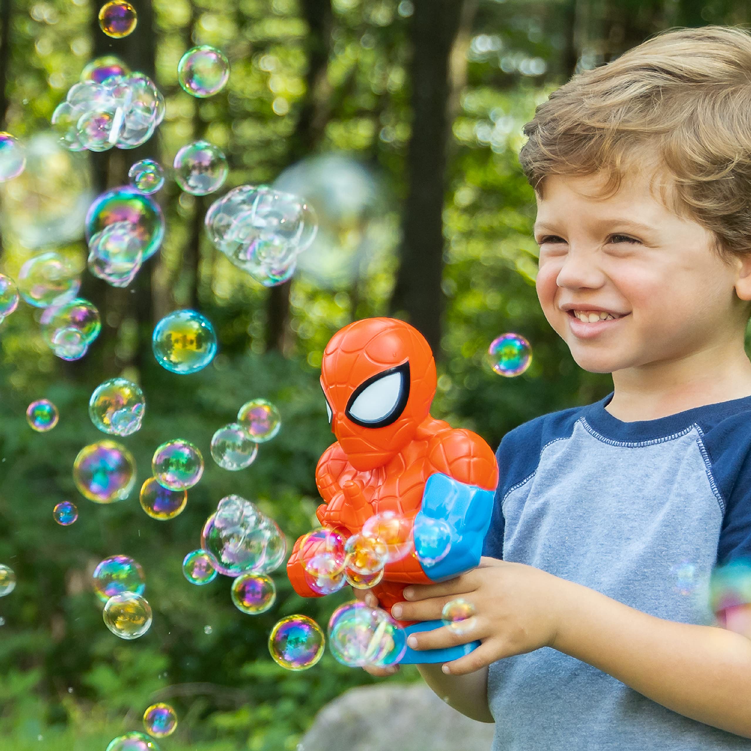 Foto 4 pulgar | Máquina Sopladora De Burbujas Para Niños Pequeños Marvel Spider-man - Venta Internacional.