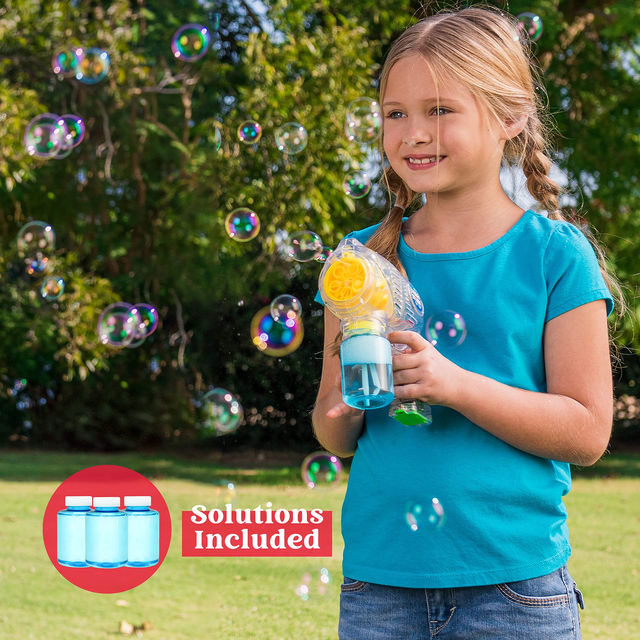 Foto 4 | Pistolas De Burbujas Joyin, 3 Paquetes Con 3 Soluciones De Burbujas Para Niños - Venta Internacional.