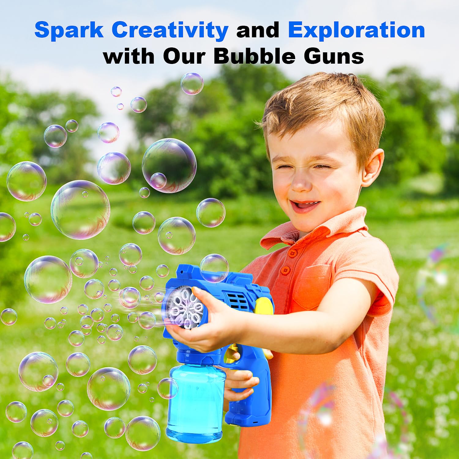 Foto 5 | Paquete De 3 Pistolas Bubble Guns Toy Life Para Niños Con Soluciones De Burbujas - Venta Internacional.