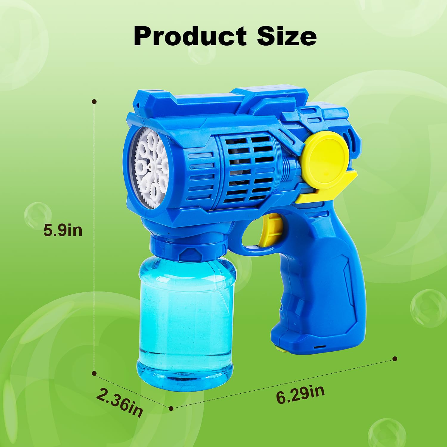 Foto 8 pulgar | Paquete De 3 Pistolas Bubble Guns Toy Life Para Niños Con Soluciones De Burbujas - Venta Internacional.