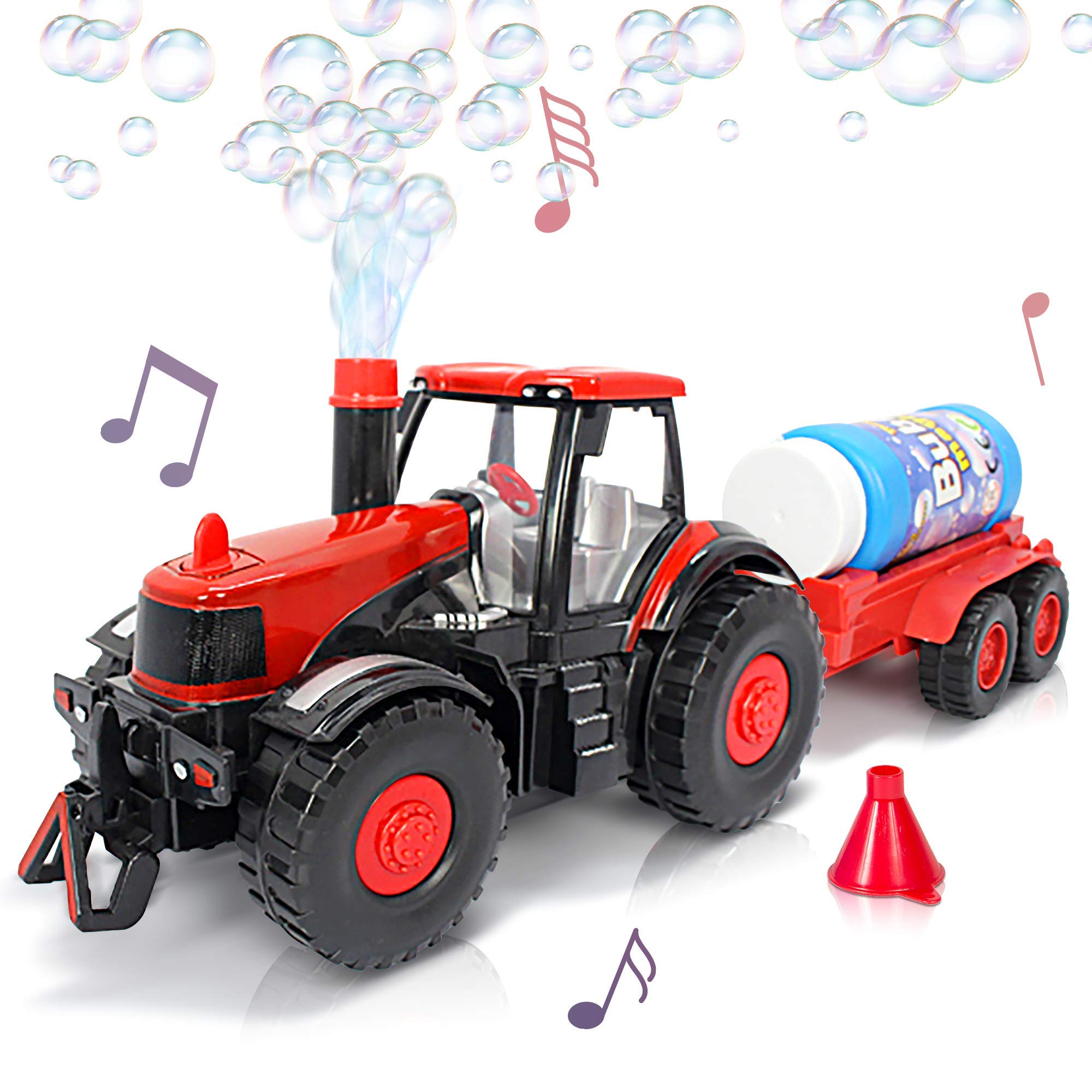 Foto 2 pulgar | Tractor De Juguete Bubble Blowing Farm Artcreativity Con Luces Y Sonidos - Venta Internacional.