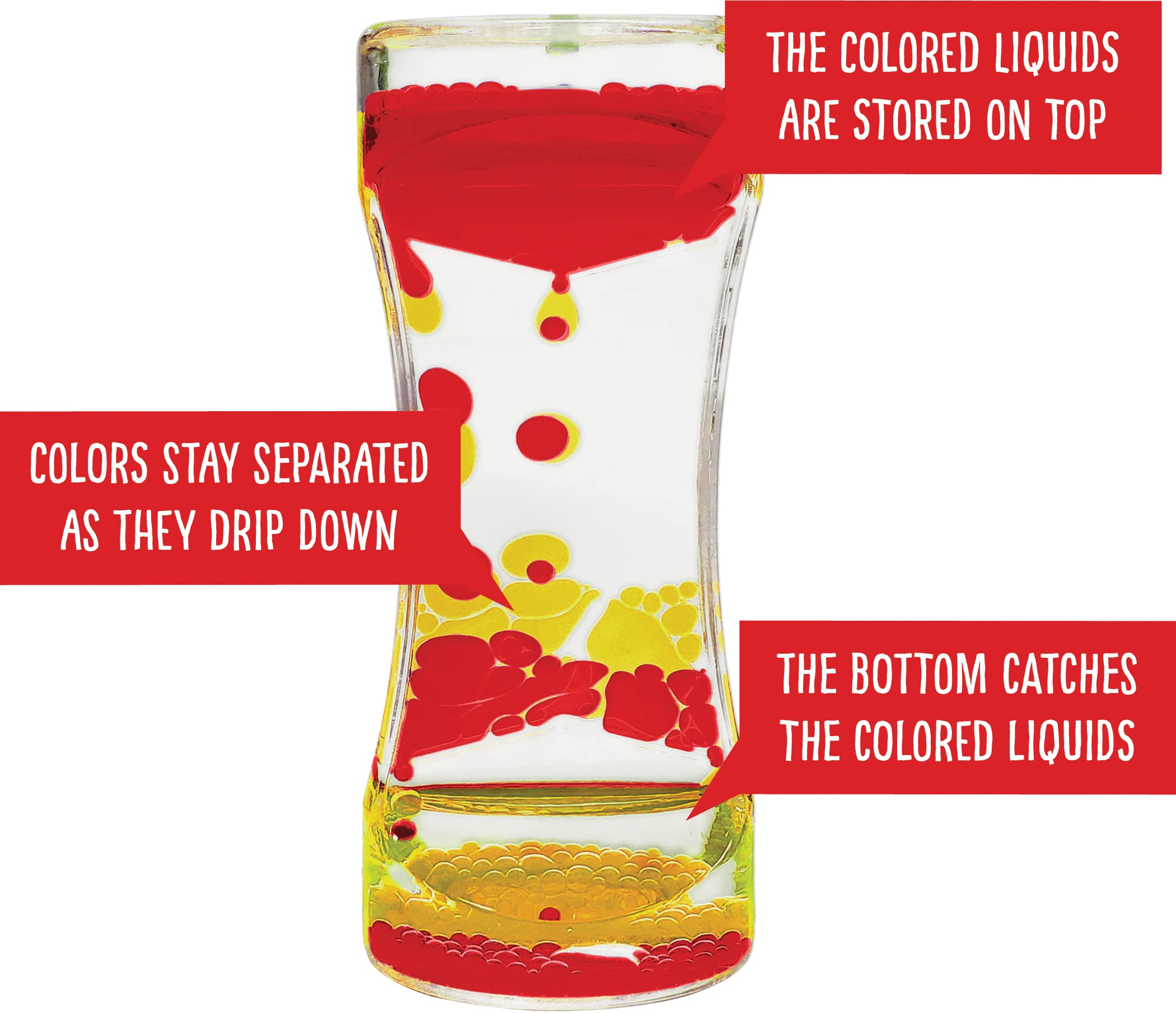 Foto 2 | Recursos Creados Por Maestros En Liquid Motion Bubbler, Rojo Y Amarillo - Venta Internacional.