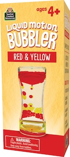 Foto 3 | Recursos Creados Por Maestros En Liquid Motion Bubbler, Rojo Y Amarillo - Venta Internacional.