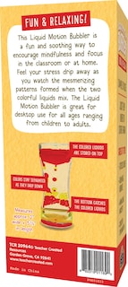 Foto 4 | Recursos Creados Por Maestros En Liquid Motion Bubbler, Rojo Y Amarillo - Venta Internacional.