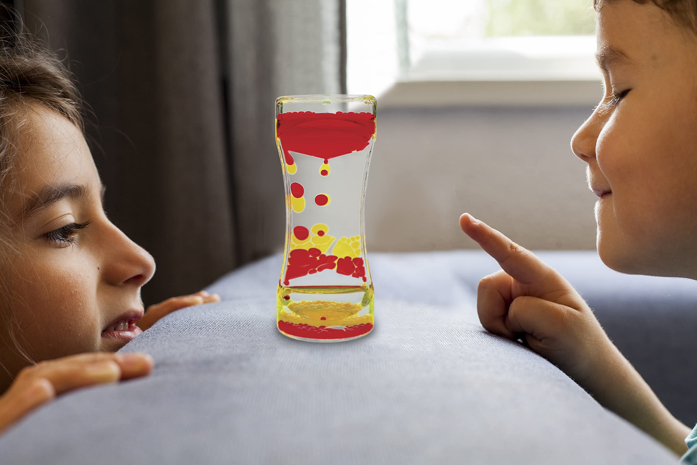 Foto 6 pulgar | Recursos Creados Por Maestros En Liquid Motion Bubbler, Rojo Y Amarillo - Venta Internacional.