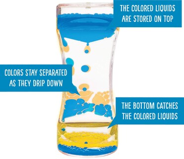 Foto 2 | Recursos Creados Por Maestros En Liquid Motion Bubbler, Azul Y Amarillo - Venta Internacional.