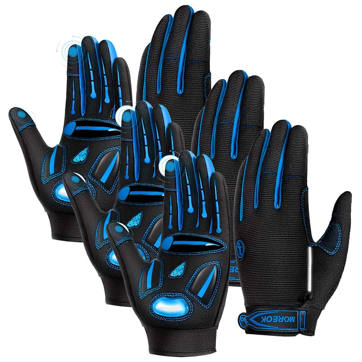 Guantes Xtream Boom Mxvcc009 color Negro 3 Pares