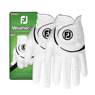 Foto 1 | Guantes De Golf Footjoy Weathersof Para Hombre, Paquete De 2, Color Blanco, Talla L - Venta Internacional.